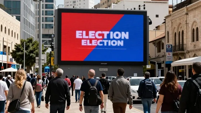 Illustration for: Iran Strategy: Israeli Election Sparks Debate Over Military Escalation